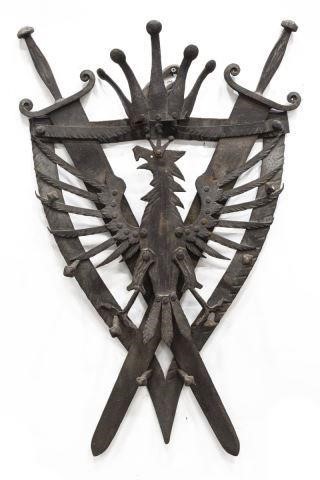 ITALIAN WROUGHT IRON HERALDIC