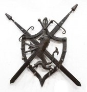 ITALIAN WROUGHT IRON HERALDIC