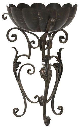 ITALIAN WROUGHT IRON SCROLLED