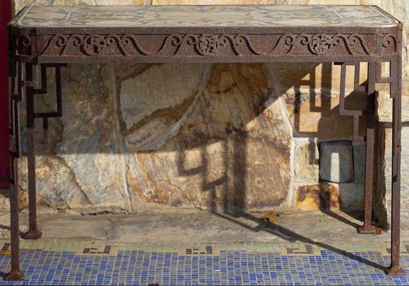 Italian Wrought Iron Table19th
