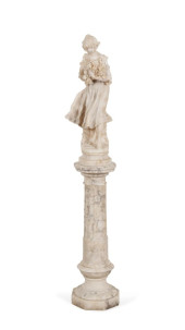 ITALIAN YOUNG LADY ALABASTER S