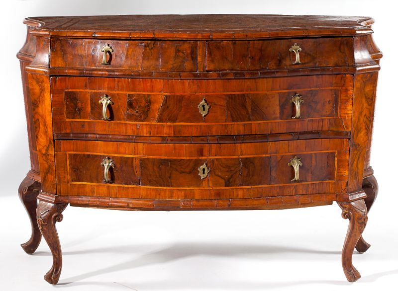 Italianate Burlwood Bombe
