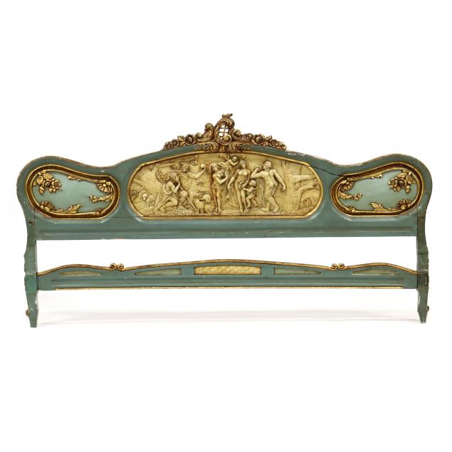 ITALIANATE CARVED AND PAINTED