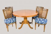 ITALIANATE PEDESTAL TABLE & SI