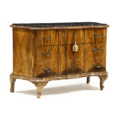 ITALIANATE WALNUT MARBLE TOP B