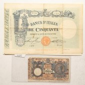 ITALY 50 LIRE NOTE 1896/1926 P