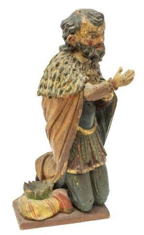 ITALY RELIGIOUS CARVED & PAINTED
