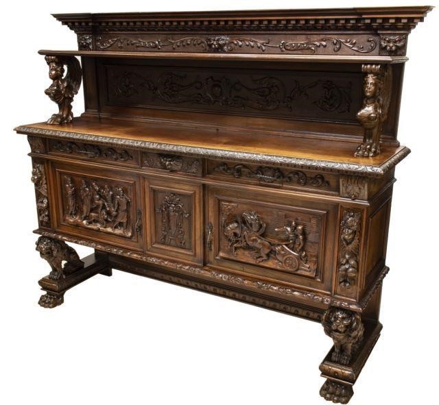 ITALY RENAISSANCE REVIVAL CARVED