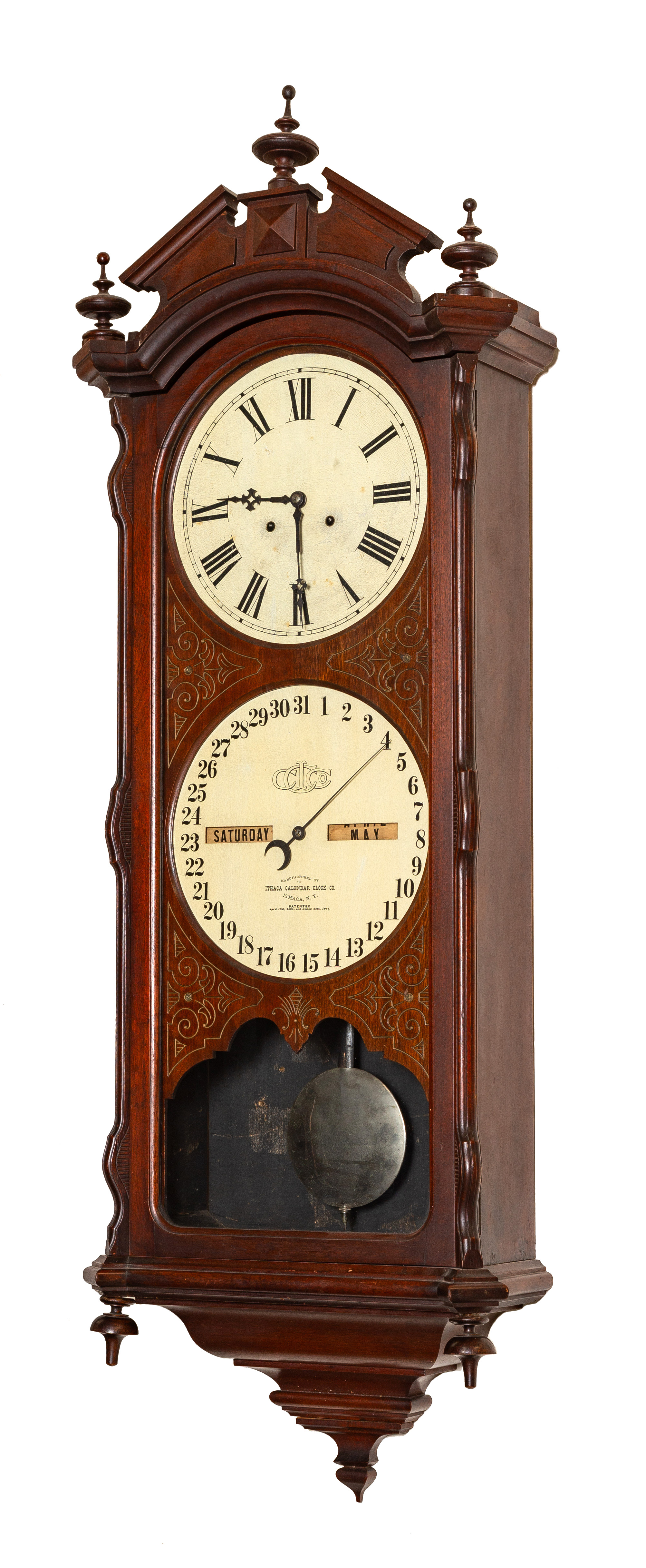 ITHACA CALENDAR CLOCK CO. "NO. 2