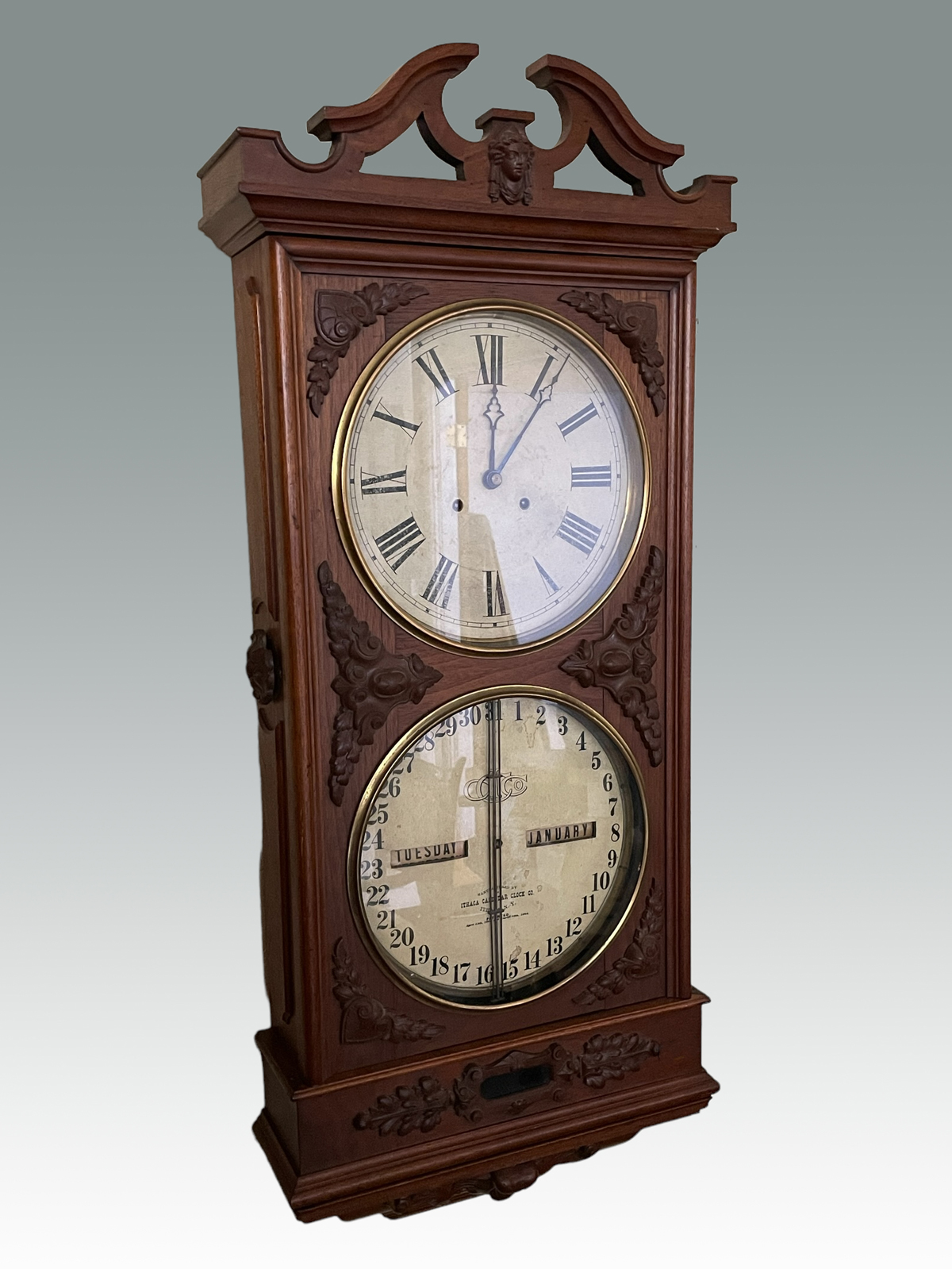 ITHACA CALENDAR CLOCK: Ithaca