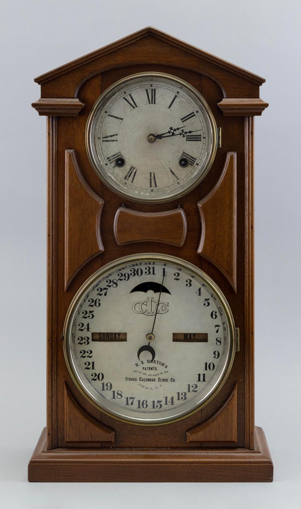 ITHACA CALENDAR CLOCK LATE