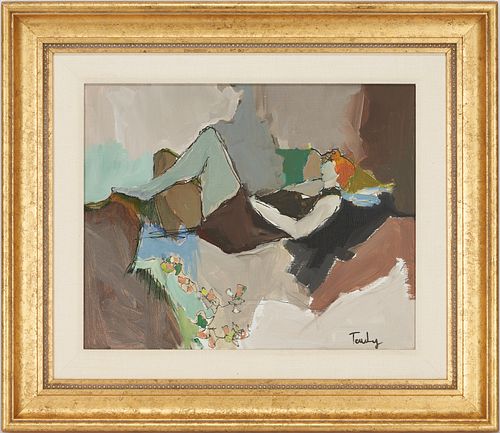 ITZCHAK "ISAAC" TARKAY O/B PAINTING