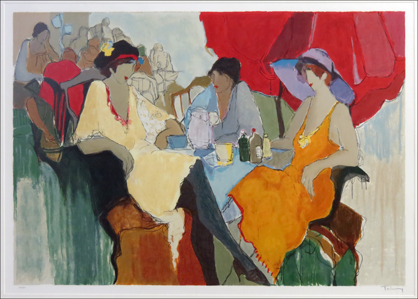 ITZCHAK TARKAY (B. 1935) CAFE