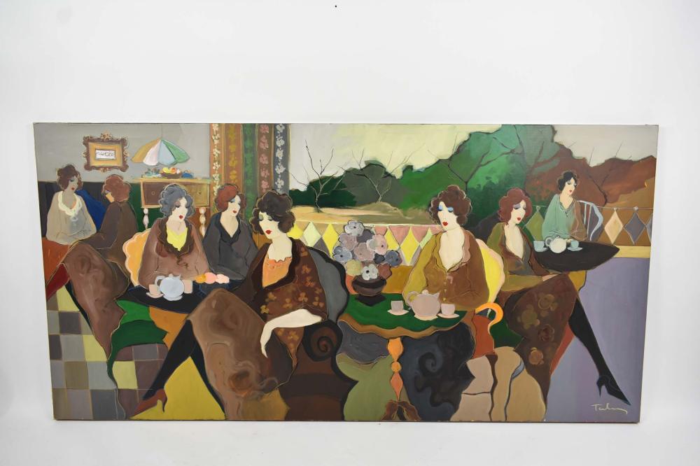 ITZCHAK TARKAY (B. 1935) CAFE