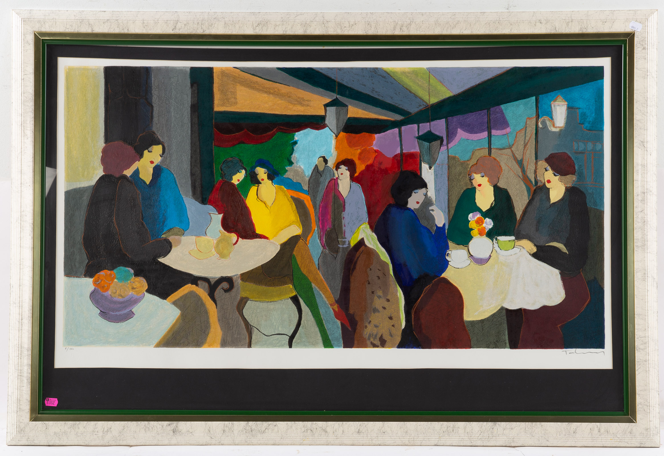 ITZCHAK TARKAY. CAFE SCENE,