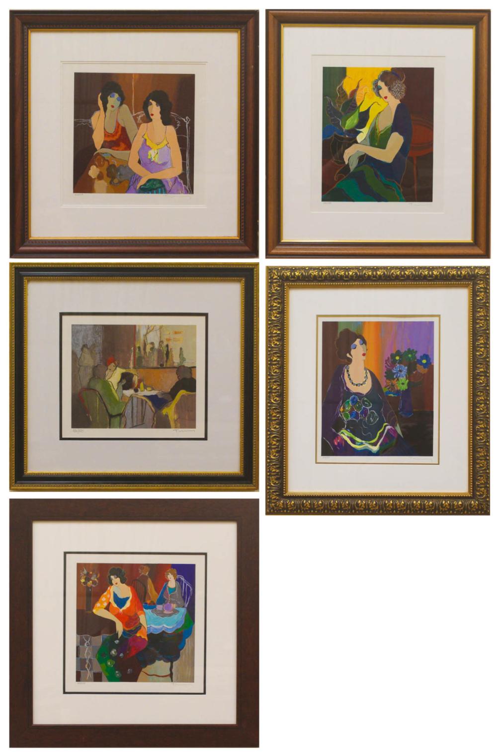 ITZCHAK TARKAY FIVE PRINTSITZCHAK