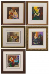 ITZCHAK TARKAY FIVE PRINTSITZC
