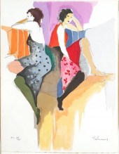 ITZCHAK TARKAY, LITHOGRAPH, SI