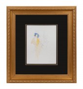 ITZCHAK TARKAY 'SEATED LADY' W