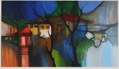 ITZCHAK TARKAY SERIGRAPH HAIFA
