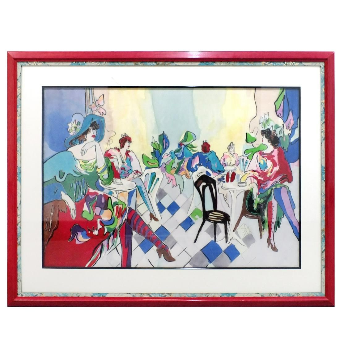 ITZCHAK TARKAY STYLE PAINTING ON