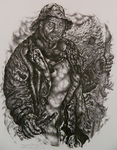 IVAN ALBRIGHT LITHOGRAPHIvan