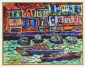 IVAN ALBRIGHT SINGAPORE HARBOR