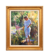 IVAN CLARKE 'WOMAN STROLLING B