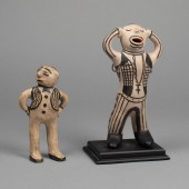 IVAN LEWIS, PAIR OF COCHITI FI