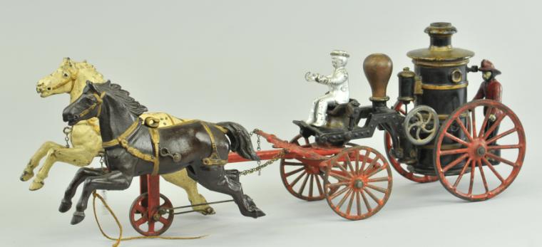 IVES FIRE PUMPER Cast iron open