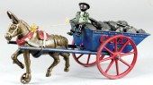 IVES MULE DRAWN COAL WAGON Cas