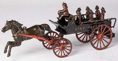 IVES PAINTED CAST IRON FIRE