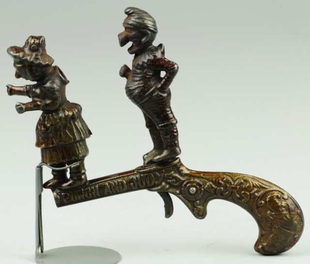 IVES PUNCH AND JUDY ANIMATED TOY