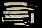 IVORY ACCESSORIES, SEVEN PIECE