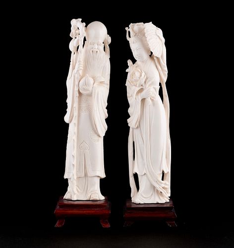 IVORY CARVINGS OF SHOULAO &