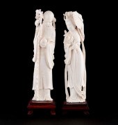 IVORY CARVINGS OF SHOULAO & GU