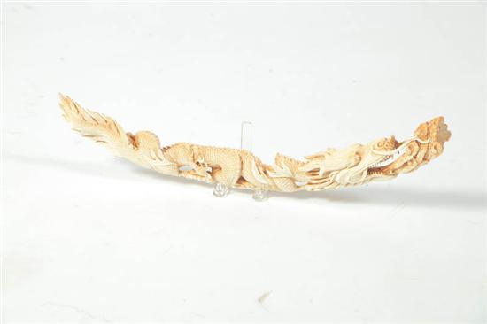 IVORY DRAGON.  Asian  early 20th