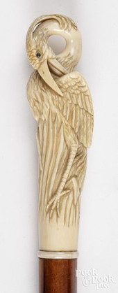 IVORY EGRET WALKING STICK<br>I