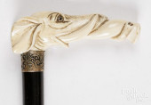 IVORY ELEPHANT WALKING STICK<b