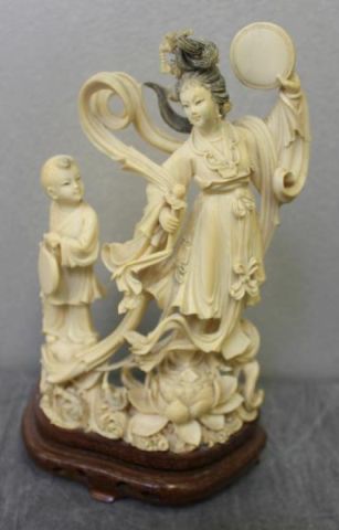 Ivory Figure of a Dancing Woman