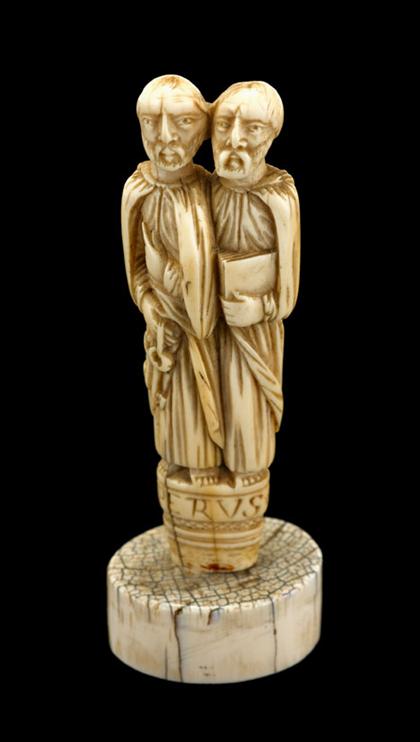 Ivory figure of Sts. Peter and Mark