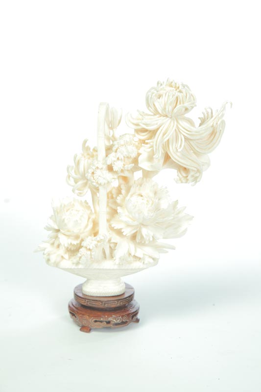 IVORY FLORAL ARRANGEMENT.  Asian 