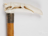IVORY FOX WALKING STICK<br>Ivo