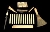 IVORY: NINETEEN ASSORTED IVORY