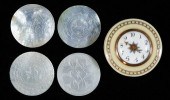 IVORY WHIST COUNTER BOX WITH P