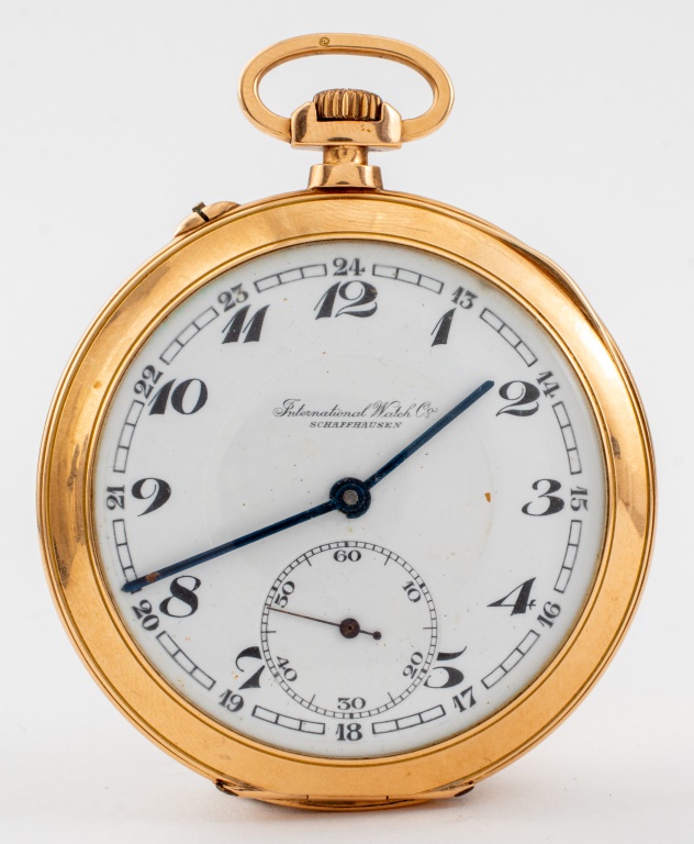 IWC SCHAFFHAUSEN 14K POCKET WATCH
