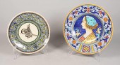 IZNIK POTTERY PLATE & ITALIAN