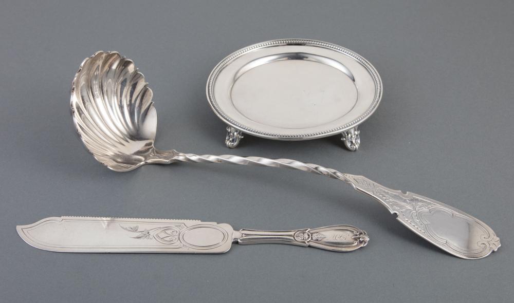 J & A GARDINER COIN SILVER PUNCH
