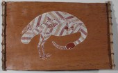 J. BANGARA PAINTING ON EUCALYP