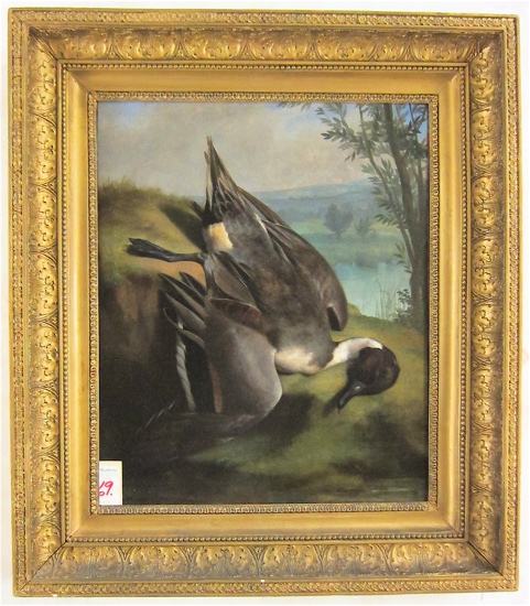 J. BAPTIST OIL ON WOOD PANEL